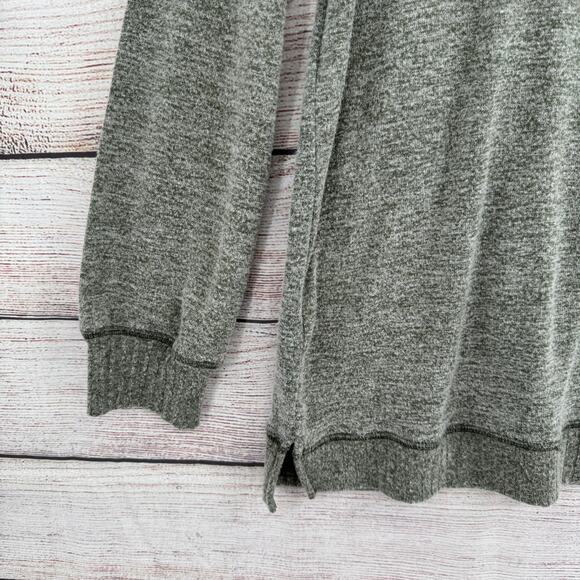 Saturday Sunday Anthropologie Cold Shoulder Sweater Womens XL Heathered Gray - Picture 13 of 13